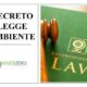 decreto legge ambiente