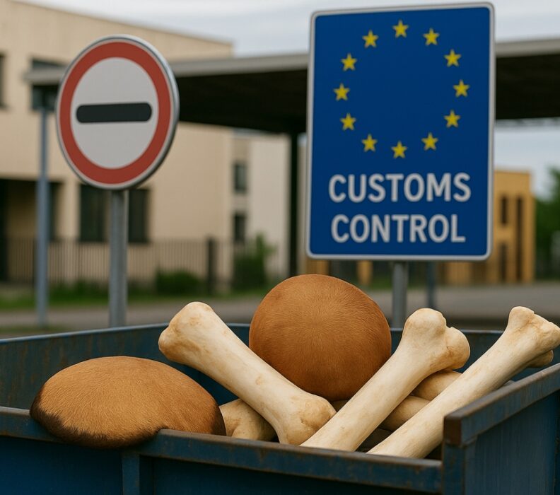 Sottoprodotti animali: nuove regole UE su importo e transito