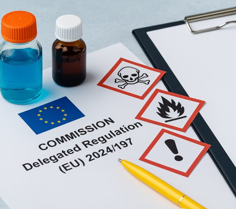 Nuova classificazione UE per le sostanze pericolose: pubblicato il Regolamento Delegato 2024/197