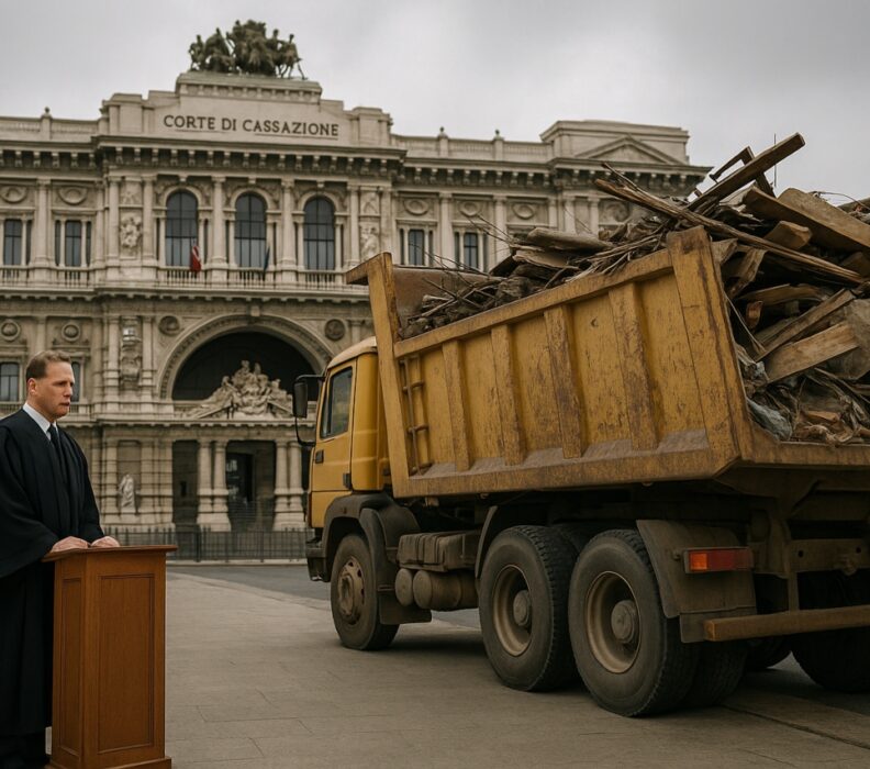 Deposito incontrollato di rifiuti: la Cassazione annulla la confisca del mezzo – Sentenza 2025