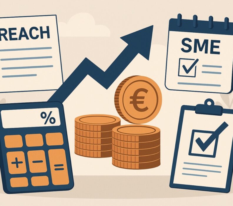 REACH, tariffe ECHA aggiornate: inflazione sì, ma non per le PMI