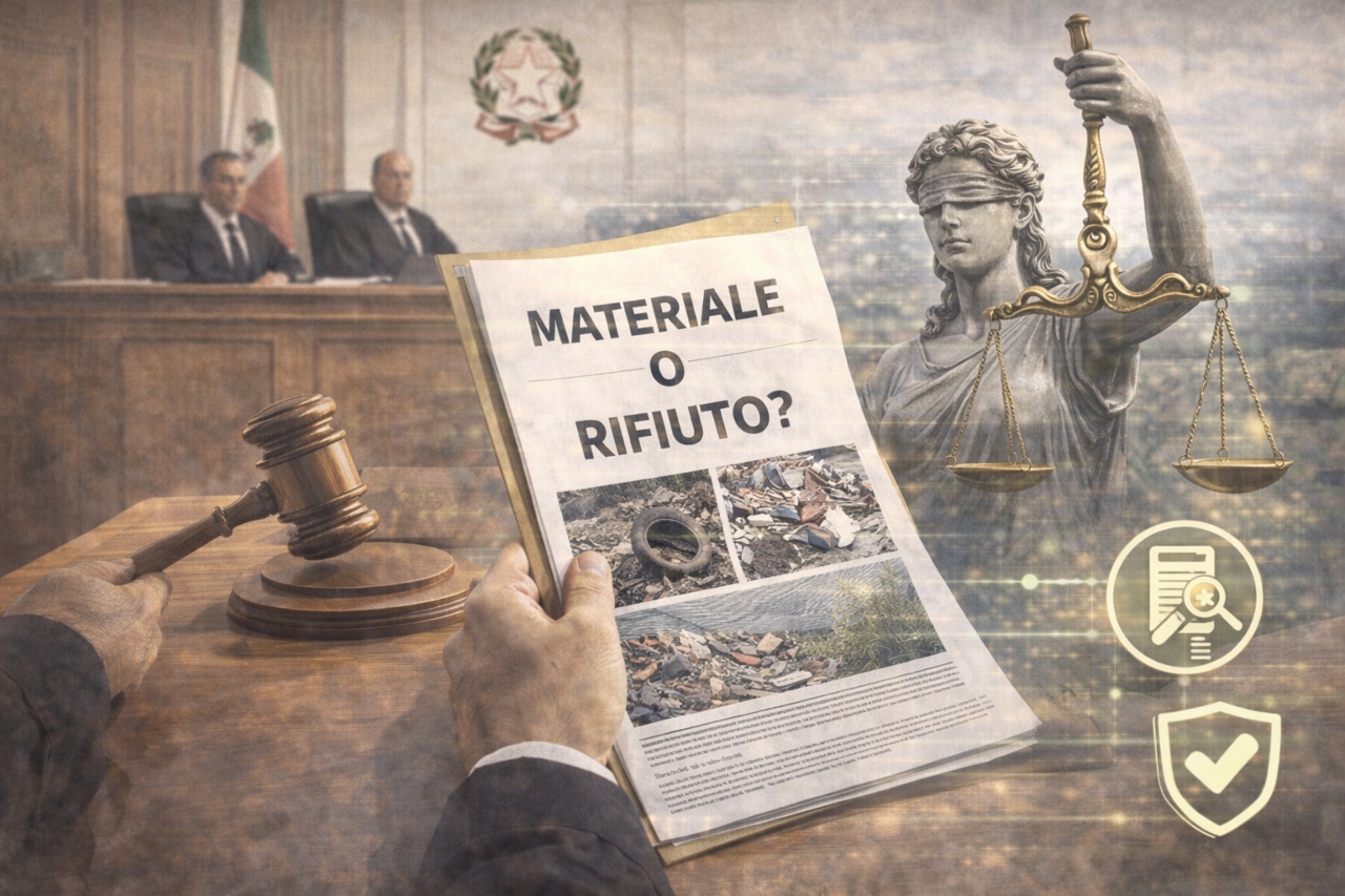 Quando il materiale diventa rifiuto: i limiti del giudizio di legittimità nella gestione dei rifiuti