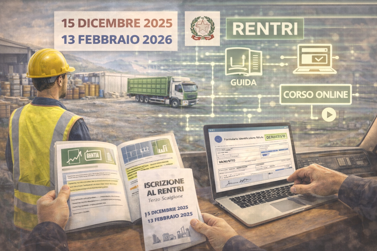 Iscrizione RENTRI: cosa devono fare i produttori di rifiuti del terzo scaglione