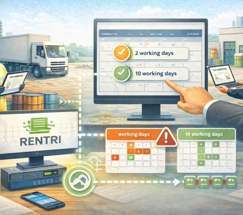 RENTRI e tempi di trasmissione dei dati: le scadenze da rispettare per evitare errori e contestazioni