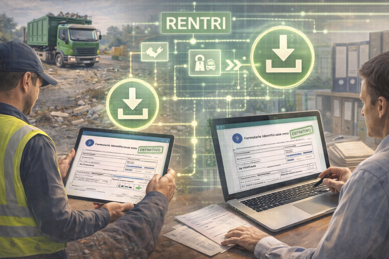 Come il produttore e il trasportatore recuperano la copia definitiva del FIR digitale nel RENTRI