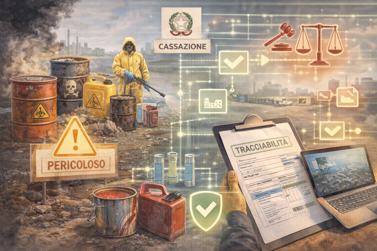 Rifiuti pericolosi e imballaggi contaminati: quando la bonifica non basta a evitare il reato