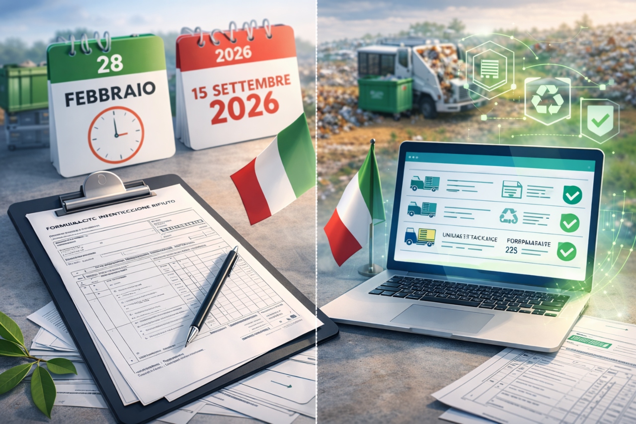 Formulario dei rifiuti cartaceo fino al 15 settembre 2026: ufficiale la proroga in Gazzetta