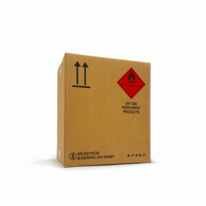 Scatola ONU 4G PG353/02 (Classe 3 + UN1266), mm 380x280x440h utile