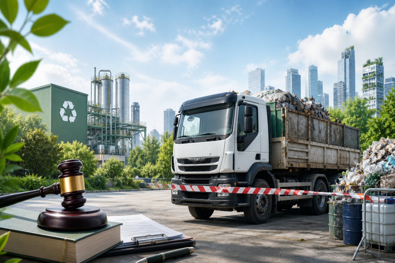 sequestro autocarro rifiuti