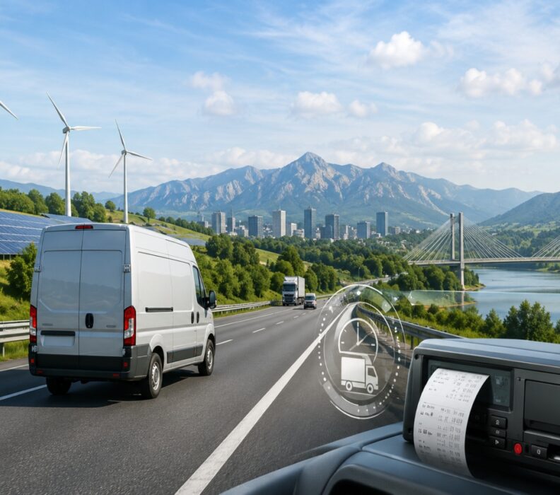 Tachigrafo obbligatorio sui furgoni dal 2026: cosa cambia per il trasporto merci internazionale