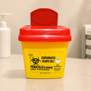 Contenitore 3 L per rifiuti sanitari a rischio infettivo – aghi, taglienti e pungenti