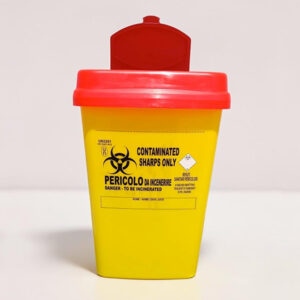 Contenitore 6 L per rifiuti sanitari a rischio infettivo – aghi, taglienti e pungenti