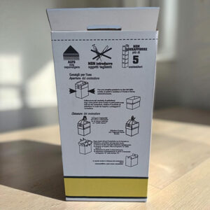 Alternative view of Contenitore in cartone 60 L per rifiuti sanitari a rischio infettivo – UN 3291