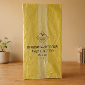 Sacco giallo per rifiuti sanitari a rischio infettivo